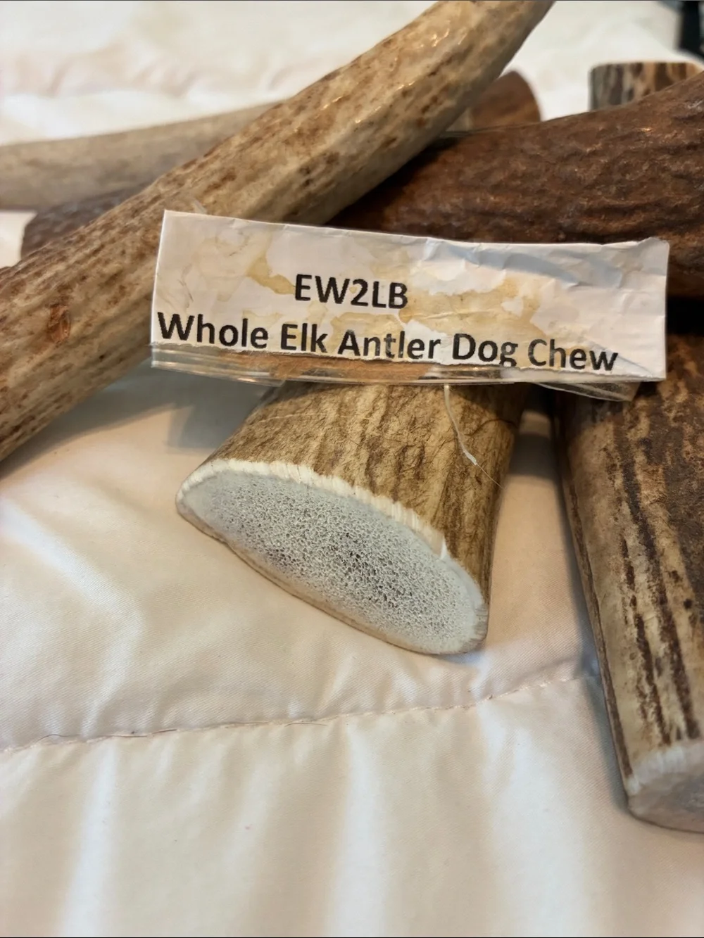 Natural Whole Elk Antler Chew for Dogs - ONLY USA ELK Natural Product!